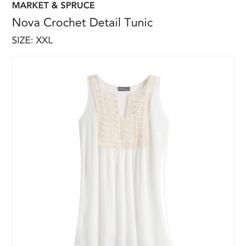 White sleeveless blouse